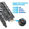 Farboko PCIe to USB 3.0 Expansion Card, with 4 Type-A ports and 3 Type-C ports, PCI Express USB Host Card for Desktop PCs