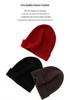 Women's 100% Pure Cashmere Hat - Stylish Solid Color Ear Protection for Autumn/Winter