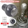 Gear Shift Knob Shifter Lever Stick Gaiter Boot Cover Car Accessories For Honda Fit Jazz 2009 2010 2011 2012 2013 2014 2015