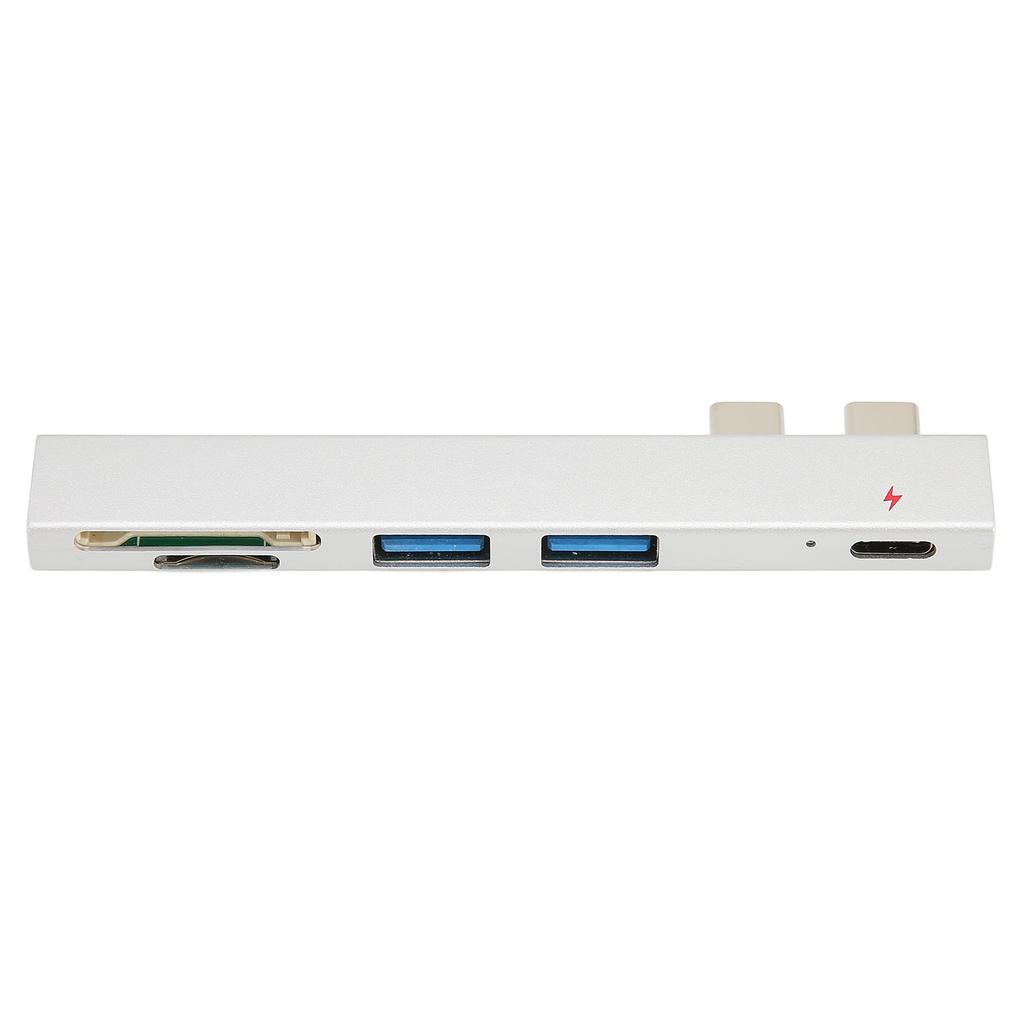 Dual-Typ-C-Hub Stabile Übertragung Typ-C auf PD USB-Speicherkarte Speicherkarten-Hub-Adapter für IOS-Laptop