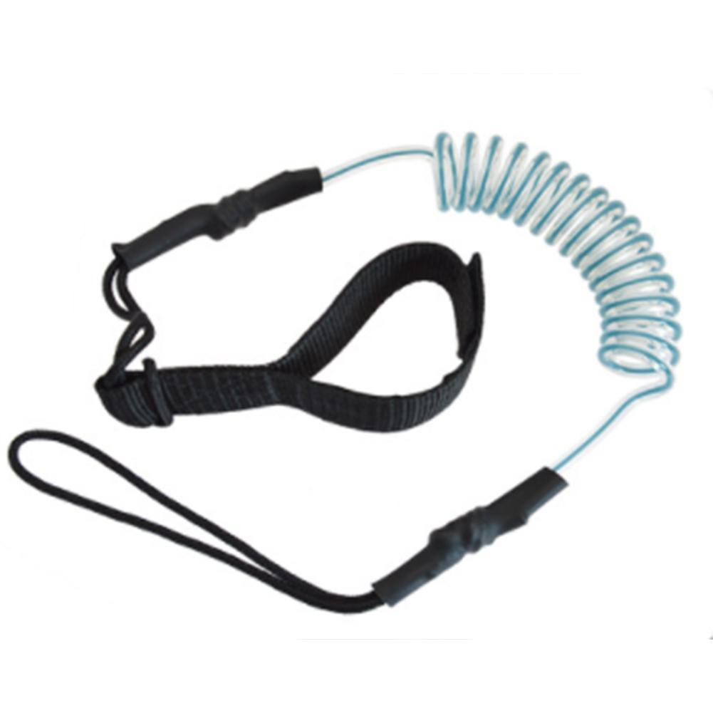 JB-A35   TPU  Safety  Rope For Kayak Canoe Oar Surfboard Paddle Anti-lost Spring Rope