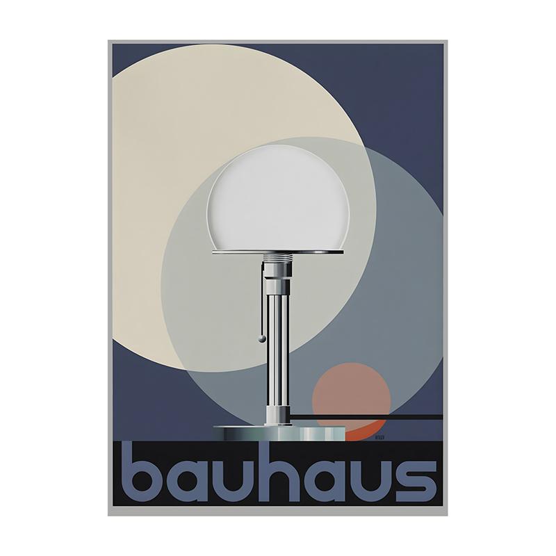 Bauhaus Exhibition Poster Chair Canvas Painting Vintage Bauhaus Print Wall Art Picture for Living Room Cuadros Home Decoration