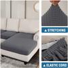 Stretch Sofa Seat Cushion Cover Thick Jacquard Couch Cushion Covers Sectional Seat Slipcovers Armchair Anti Cat Paw Textured