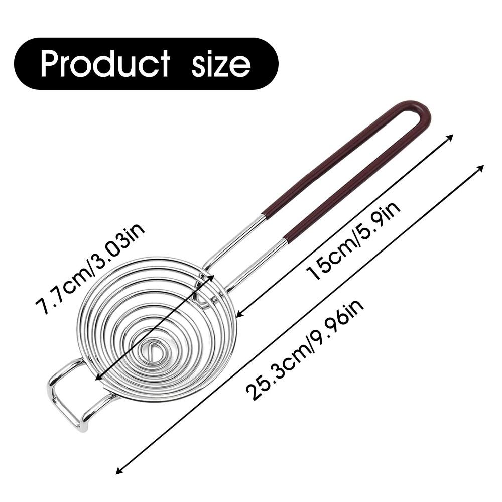 Egg Separator Spiral 304 Stainless Steel With Long Handle