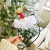 Sweet Christmas Antler Bow Headdress - Festive Fairy Hair Accessory