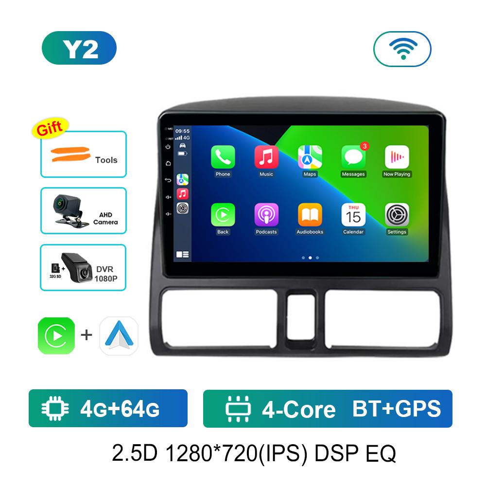 Android OS for Honda CR-V CRV 2 2001 - 2006 Car Radio Multimedia Player 4G Bluetooth WiFi GPS Navigation IPS Screen Auto Tools