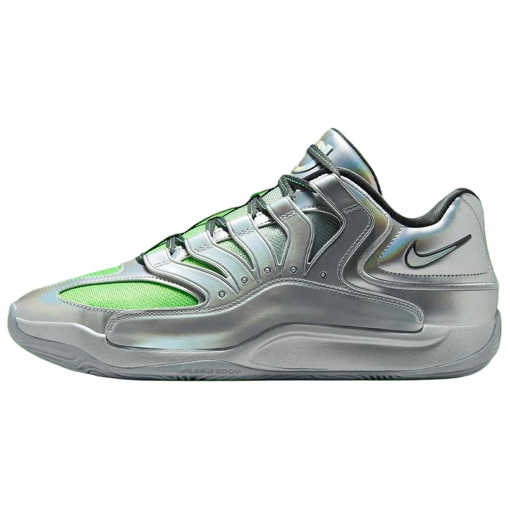 Nike KD 18 EYBL Men Sneakers Silver Metallic-Silver Dark-Smoke-Grey IF2519-001 45