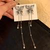 Chinese Style Butterfly Tassel Eardrop Earrings