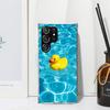 Rubber Ducks Swimming Pool Phone Case For Samsung Galaxy S26 S25 Edge S24 FE S23 S22 Ultra S21 Plus S20 + Art Fundas Back Cover