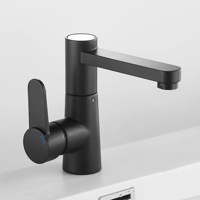 White/Black/Chrome Bathroom Basin Faucet Brass Smart Digital Display Washbasin Faucet LED Display Temperature Table Mix Tap