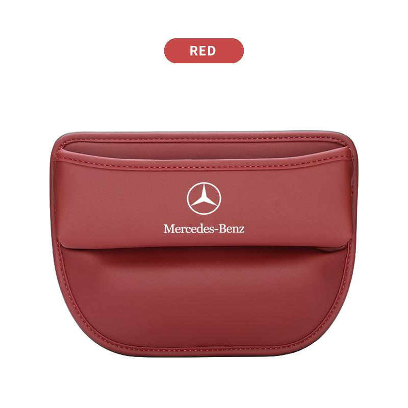 Car Seat Gap Organizer Leather Storage Box Interior Accessories For Mercedes Benz W203 W204 W205 W210 W211 W212 CLA CLK GLA