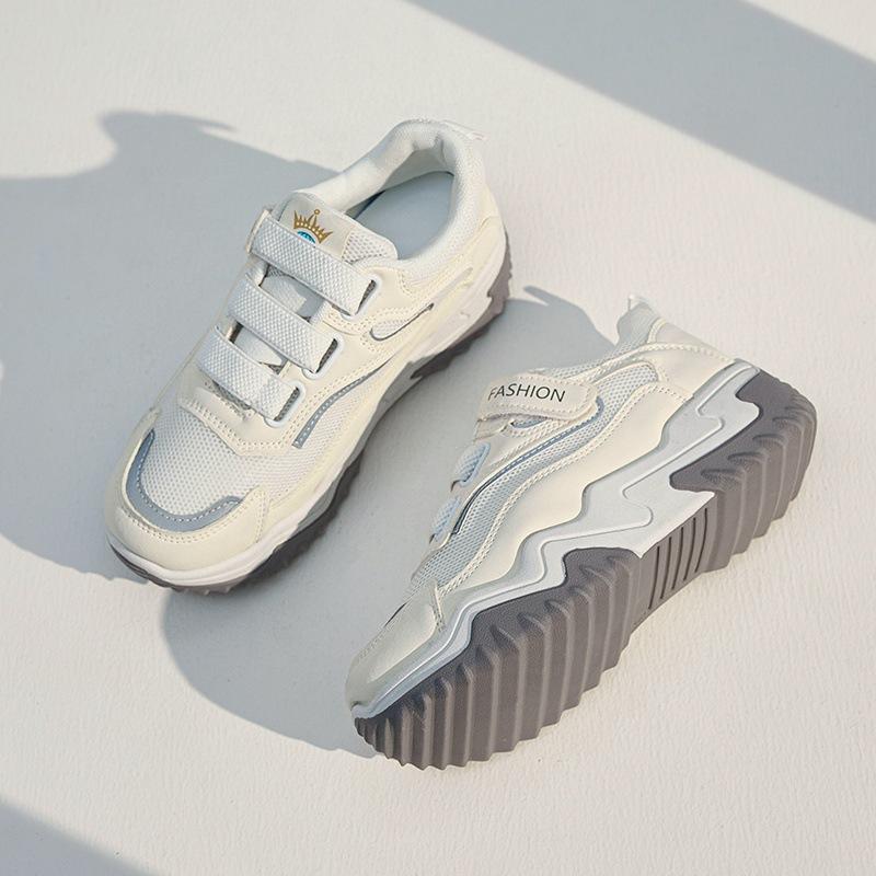 2025 new spring and summer four seasons mesh casual sports fashion women's shoes comfortable soft surface soft sole