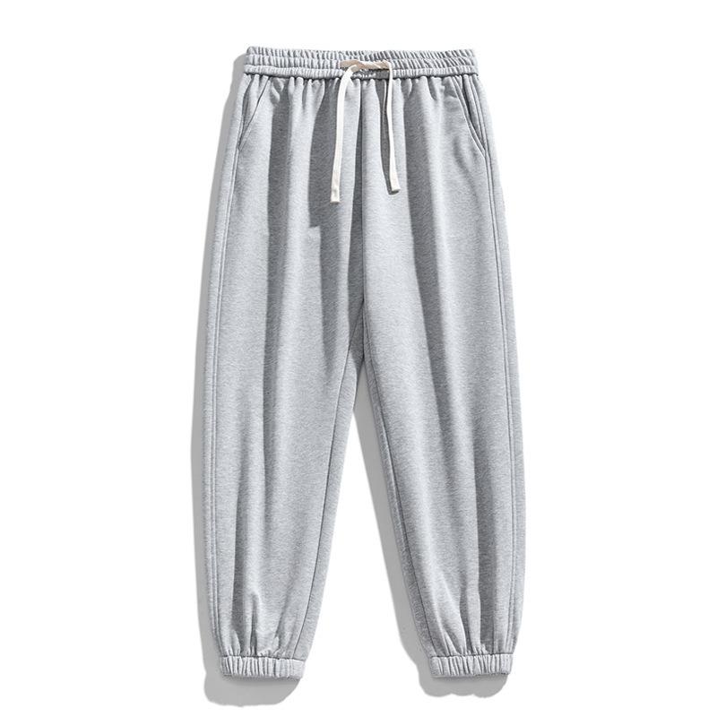 Lente en Herfst Heren Lange Broek Losse Joggingbroek Heren Grijs Casual Legging Joggingbroek Trend Broek
