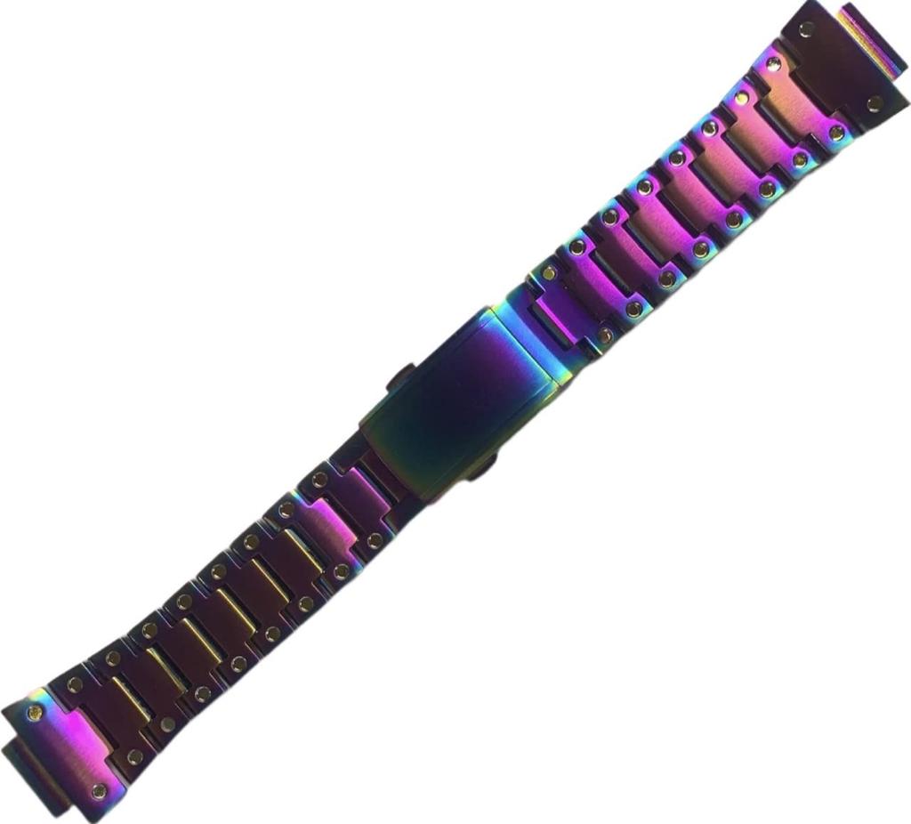 Custom ga2100 ga2110 gm5600 series kompatibilní 316L kovový pás z nerezové oceli G-SHOCK (Aurora)