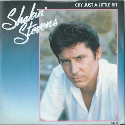 7-Zoll-Schallplatte SHAKIN' STEVENS - Cry Just A Little Bit A3774 Epic 1983 UK Rock Gebraucht