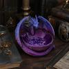 Dekorative Drachenskulptur 3D-gedrucktes Aufbewahrungsfach für Schmuck Schlüssel Schreibtisch-Organizer mit Fantasy-Sammlung Display Detaillierte Schuppen & Flügel Groß