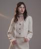 Mau Soleum Fringed Tweed String Jacket - Ivory