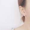 Korean Style S925 Sterling Silver Star & Moon Stud Earrings for Women