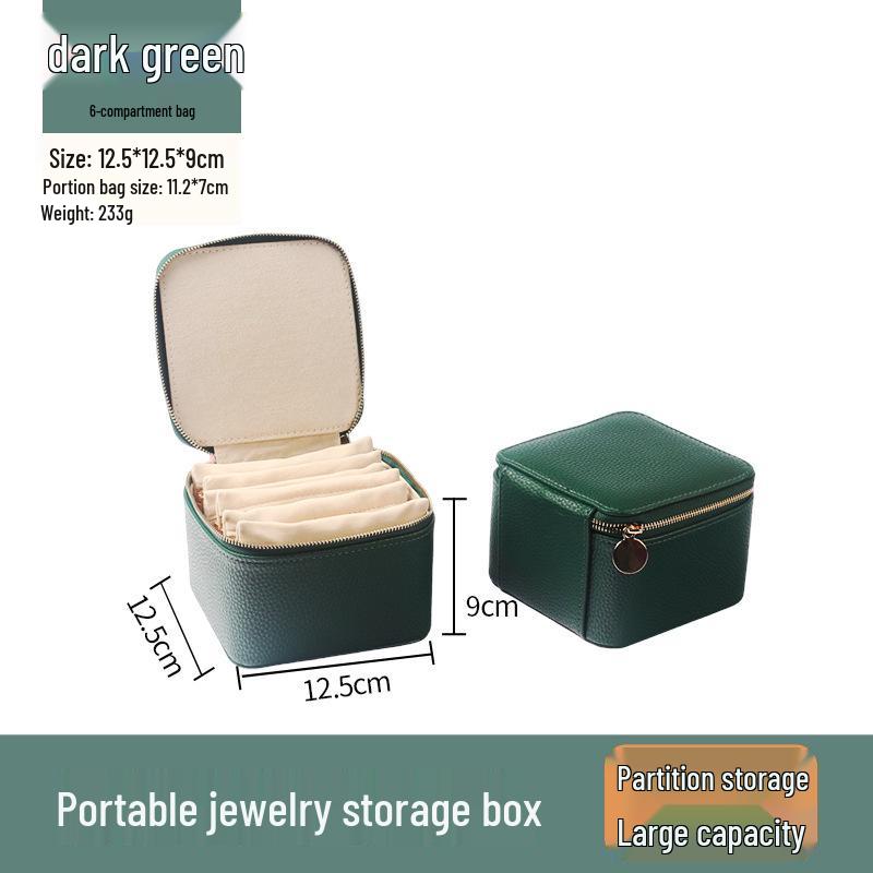 2025 Portable Jewelry Organizer: Travel Storage Bag for Earrings and Studs