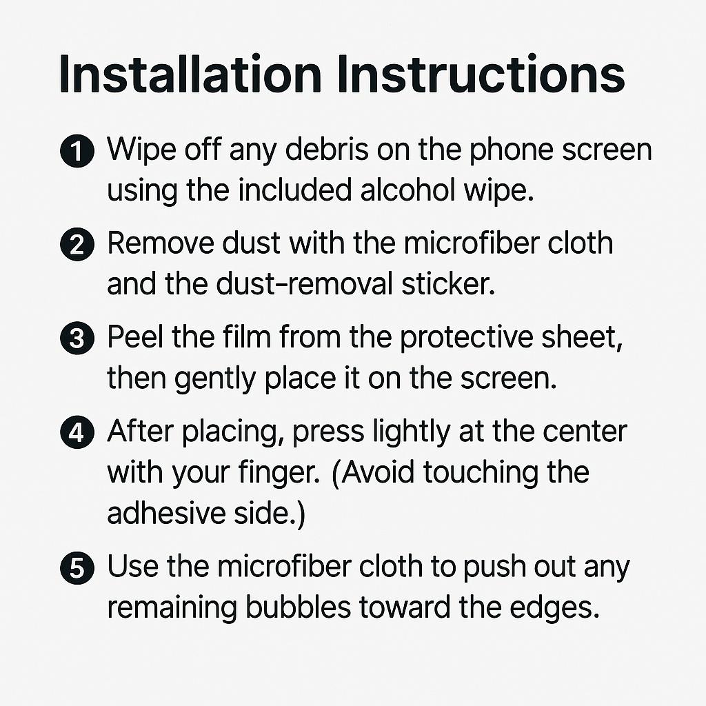 iPhone 15 Pro Tempered Glass Screen Protector