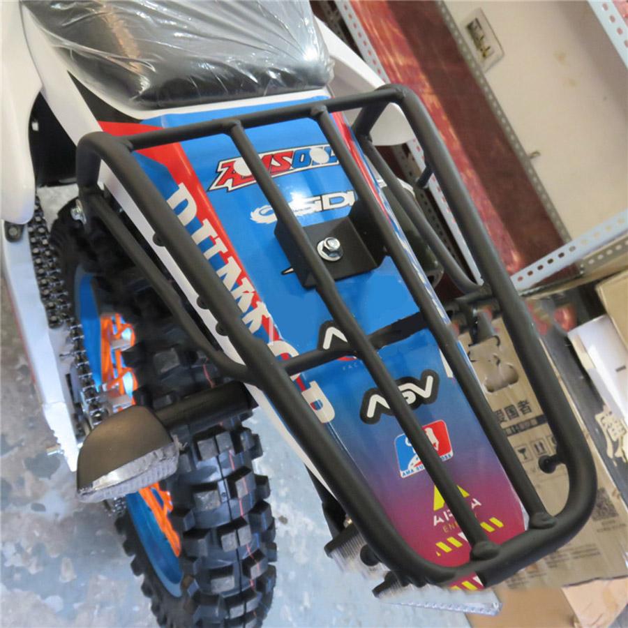 Black CNC Aluminum Motorcycle Rear Tail Luggage Rack Frame Support Cargo Carrier
