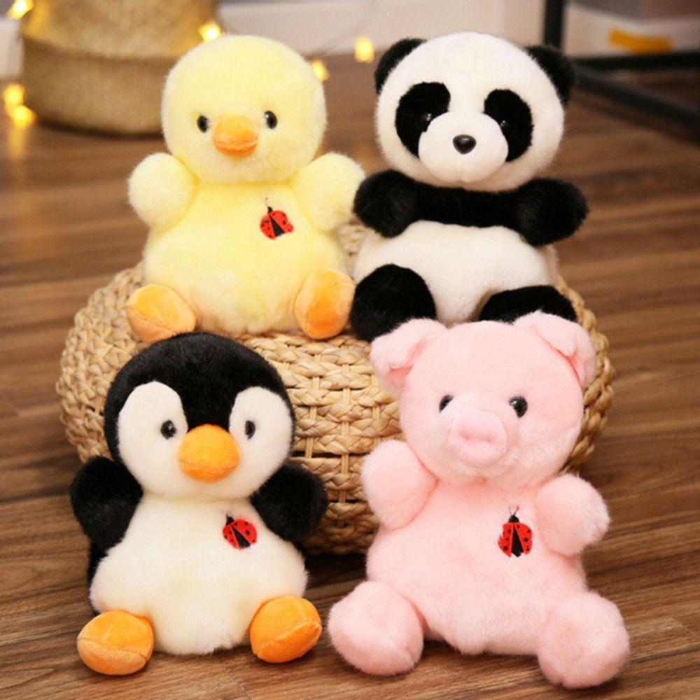 Pig Elephant Plush Toy Koala Penguin Plush Doll Cartoon Sleeping Doll Monkey Doll Clip  Home Decor