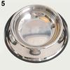 1 Pc Stainless Steel Durable Pet Dog Cat Feeding Food Non Slip Bowl Dish
