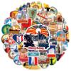 10/30/50pcs World Famous City Landscape Stickers Architecture Travel Scenery Decals DIY Toy Waterproof Graffiti Phone Luggage