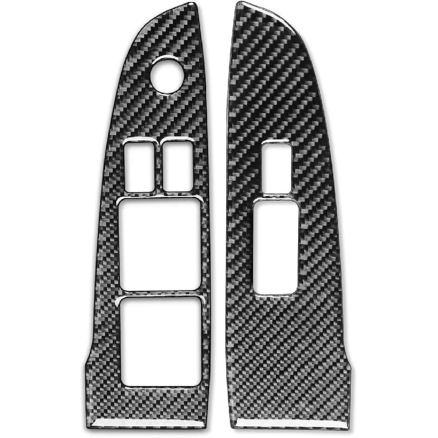 NVCNX Real Carbon Fiber Compatible with Infiniti G35 G37 X S 2007 2008 2009 2010 Sedan Coupe Convertible Car Accessories Interior Trim Dash CD AC