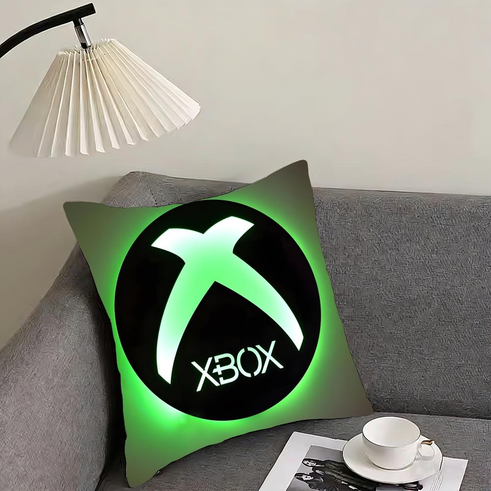 X-XBox Double-sided Printing Cushion Cover Reversible Plush Pillow Cover – For car, sofa, bedroom, perfect as a gift.