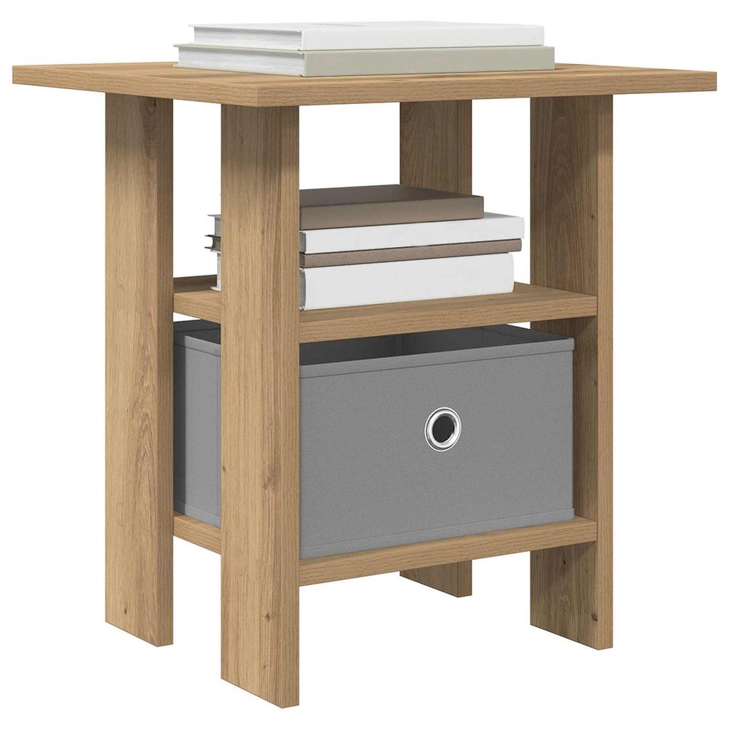 Nightstand Set of 2 Artisan Oak Finish 41 x 40 x 45 cm Engineered Wood