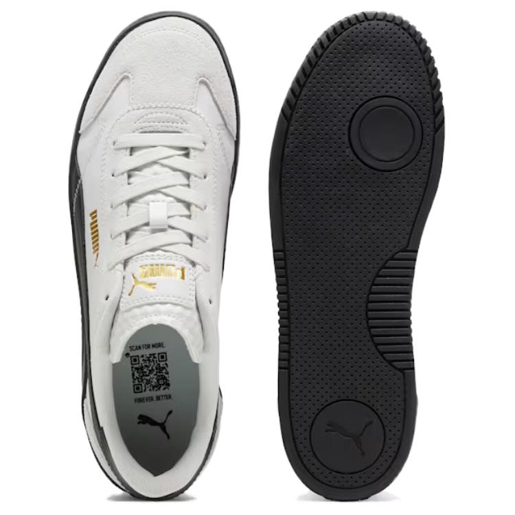 New PUMA Club 5v5 Low Top Casual Shoes Unisex White Black 397450-01