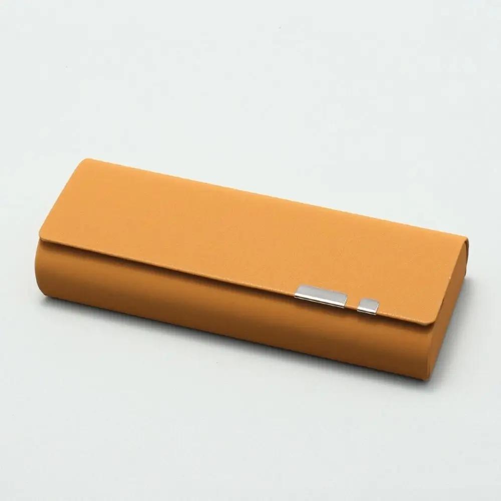 

1pc Glasses Box Portable Anti-stress PU Sunglasses Case Glasses Storage Box Eyeswear Accessories Box