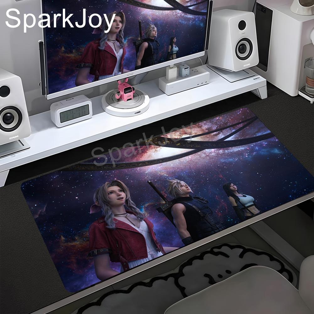 HD Computer Mousepad Final Fantasy 7 Large Gaming Mouse Pad PC Gamer Laptop Mouse Mat Office Mausepad XXL Keyboard Mat Desk Pad