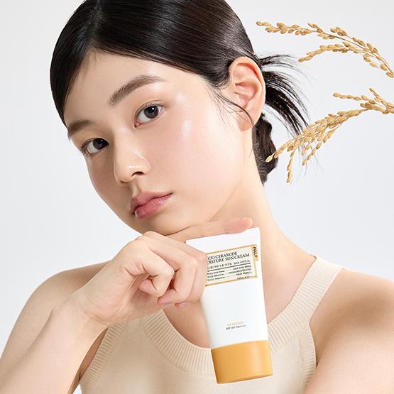 FULLY Rýžový ceramidový hydratační sluneční krém SPF 50+ PA++++ 50 ml