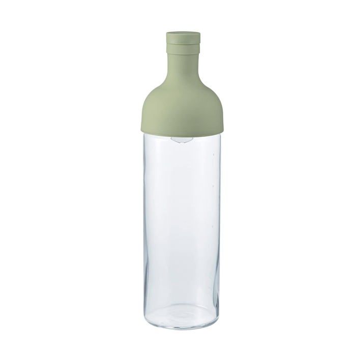 Carafe a Decanter - Carafe a Vin - Aerateur De Vin Hario - FIB-75-SG - Bouteille De Vin À Thé À Froid, 750 Ml, Vert Fumé