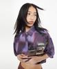 Kyo Print Crop Shirt Purple