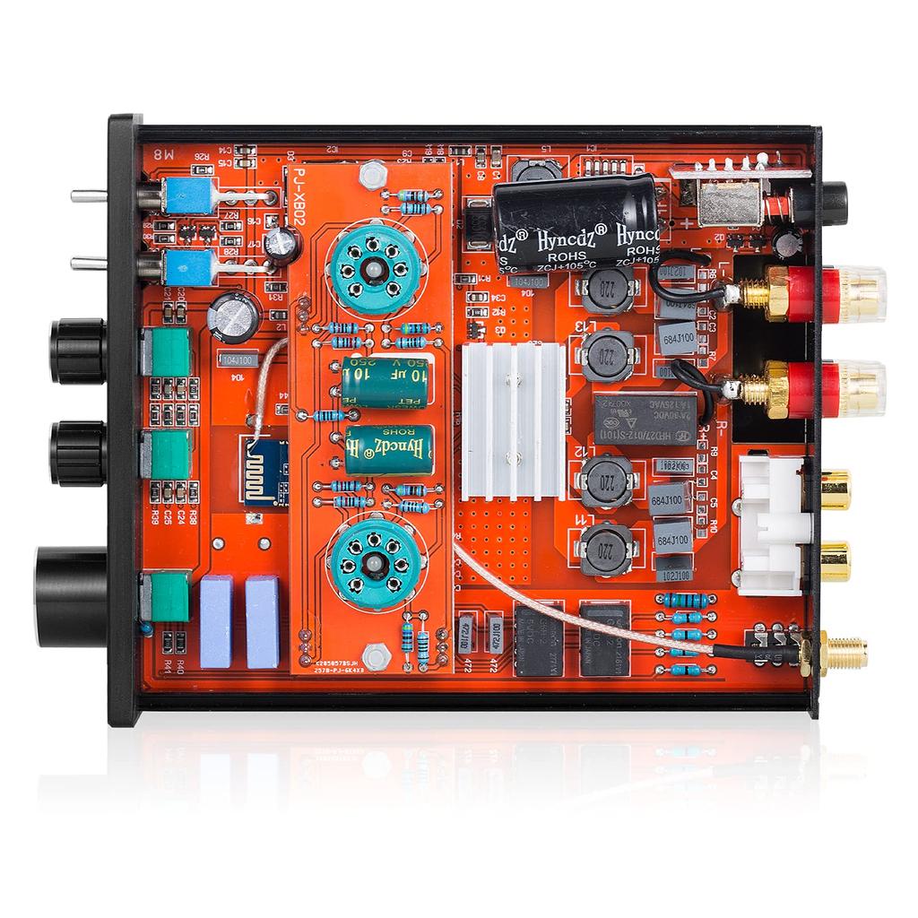 DOUK AUDIO M8 6K4 QCC3003 HiFi Bluetooth Vacuum Tube Desktop Stereo Power Amplifier 50W X 2 5.0 High-Fi