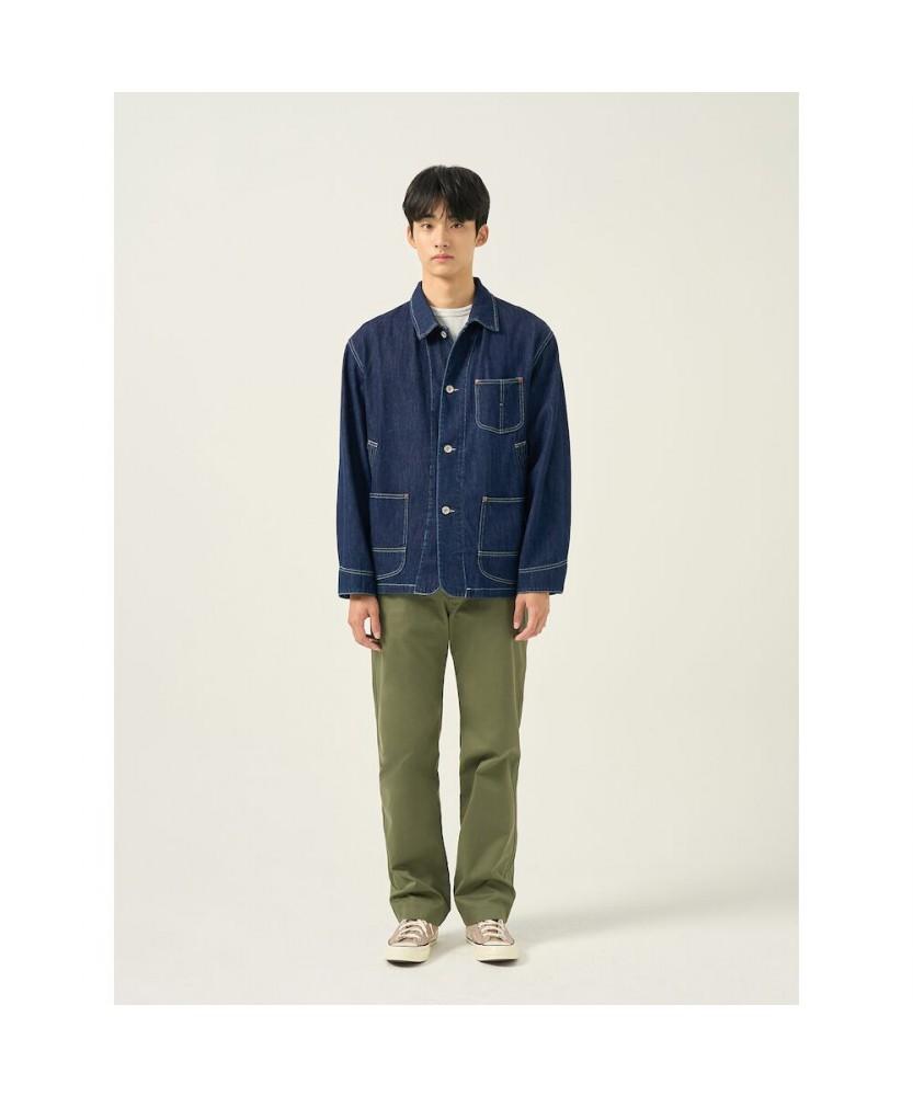 Beanpole Men Denim Work Jacket Blue