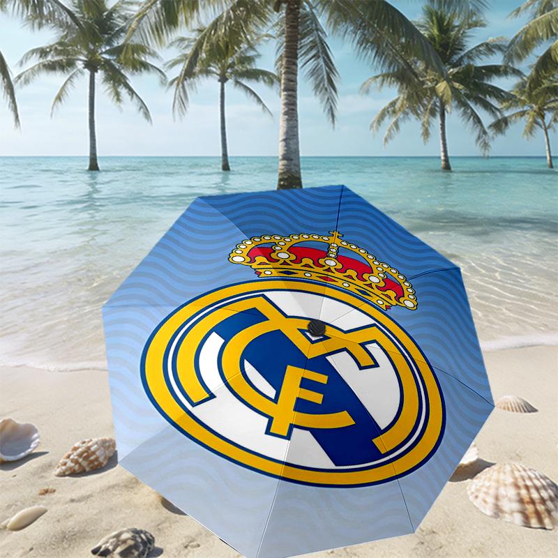 Football team Madrid Print Umbrella Automatic Opening/ Closing - Portable Foldable Design - Daily use for Travel/Outdoor - Gift for Birthday