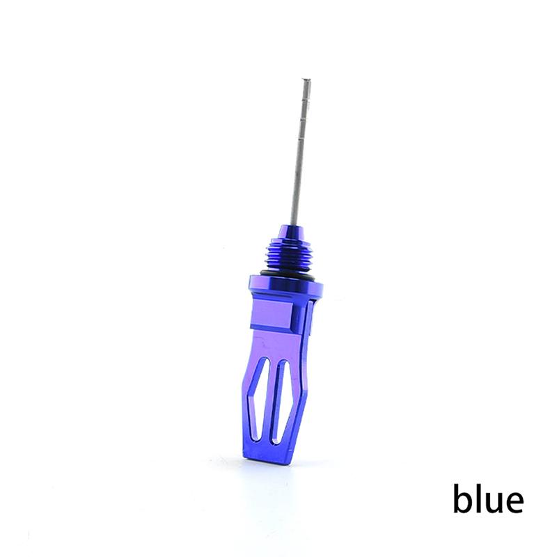 1Pc Al Alloy Engine Oil Dipstick, Precision CNC Modification for Motorcycles