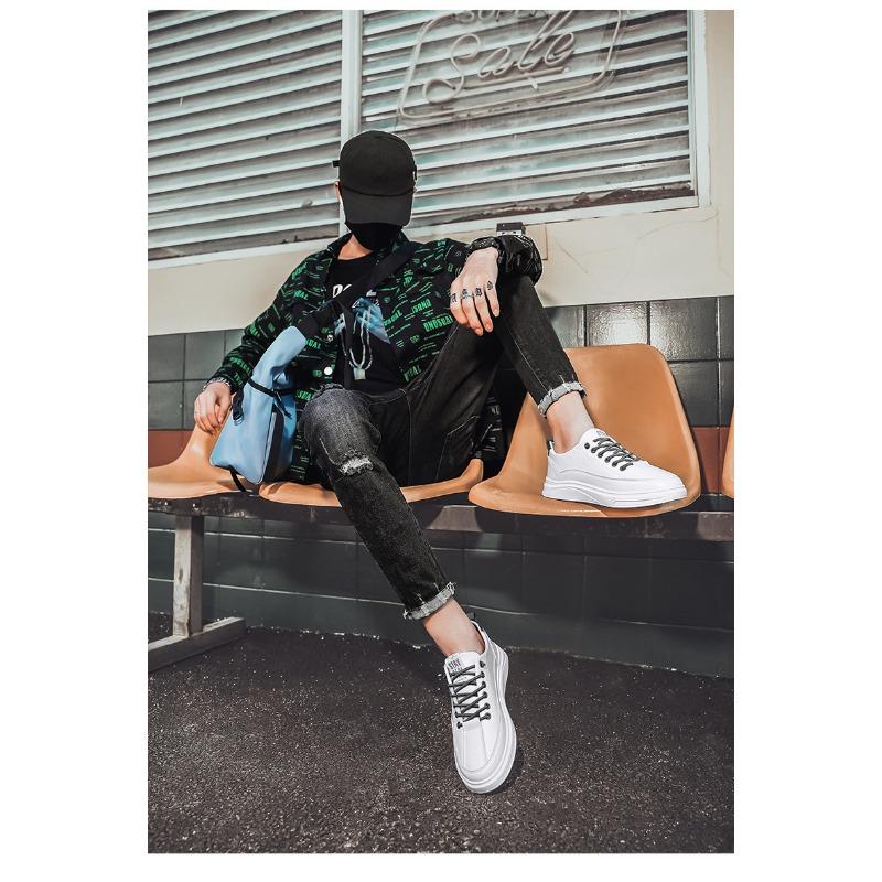Men S White Casual Summer Sports Board Shoes Fashion Sneakers