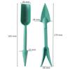 Garden Flowerpot 10 Cell Seedling Germination Cup  Biodegradable Paper Pulp Cup With Garden Shovel Fork Spray Bottle And Label