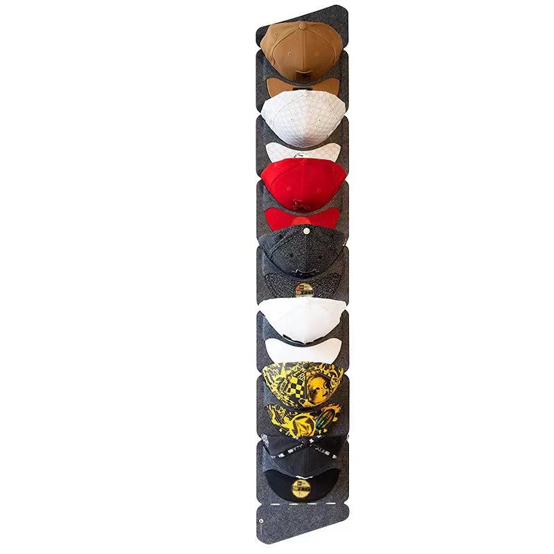 Wall Hanging Hat Organizers Bedroom Closet Space Saving Baseball Cap Felt Storage Door Back Storage Bags