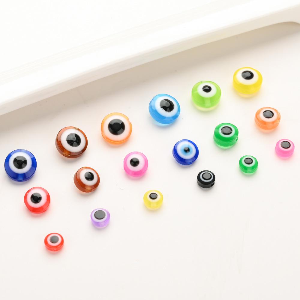 Resin Fish Eye Round Beads for DIY Devil Eye Bracelets, Necklaces, and Accessories