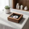 Sapele Wood Retro Collector's Box for Coins & Medals