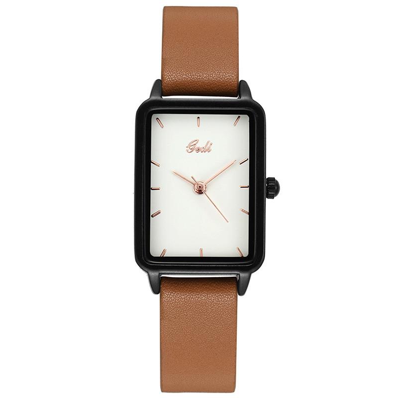 

Womens Rectangular Quartz Watch With Function For Casual Daily Use
