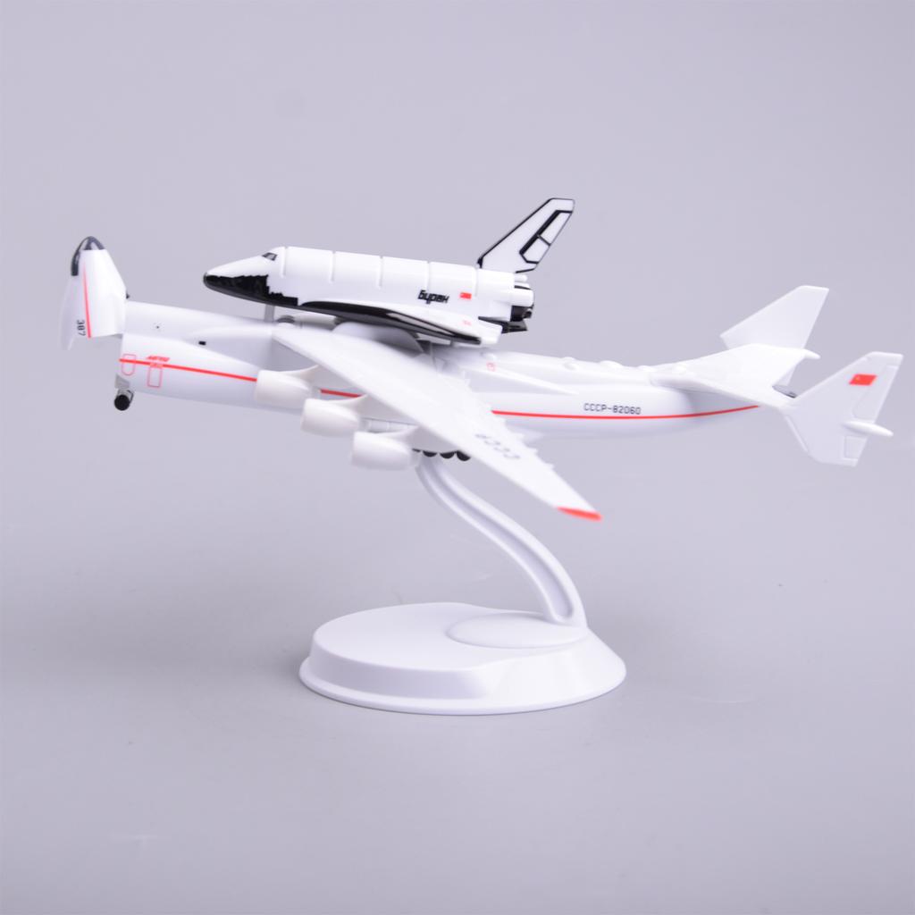 Diecast 1/400 Scale Plane Buran Space Shuttle Large Transport Aircraft Display Aviation Commemorative Collection Gift