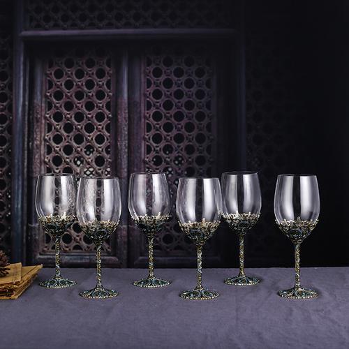 Crystal Glass Red Wine Glass Wine Dispenser Goblet Wine Glass Set Gift Box Gift Flagon Champagne Glasses Cocktail Glasses Gift