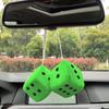 Car Decoration, Room Mirror, Dice, Hanging Decoration, 3D Dice Car Accessory, Fuzzy Dice, Car,